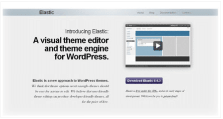 Elastic Theme Editor | Elastic is a defunct visual theme editor for WordPress by Daryl Koopersmith