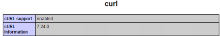cURL enabled - XAMPP