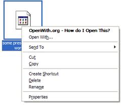 OpenWith.org - free programs to open any file extension