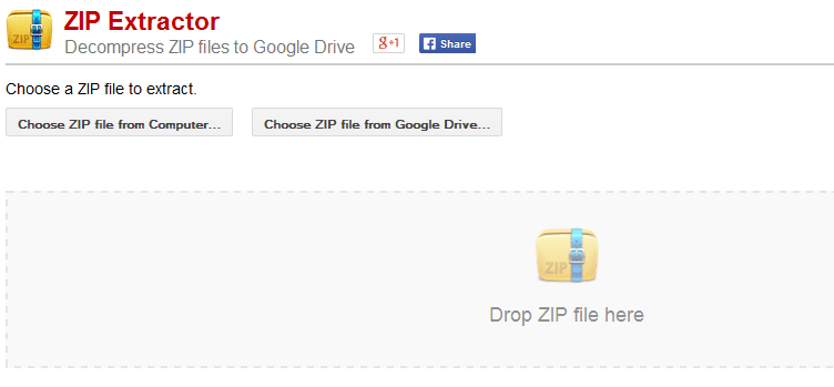ZIP Extractor is a free, open-source application for decompressing ZIP files into Google Drive.
