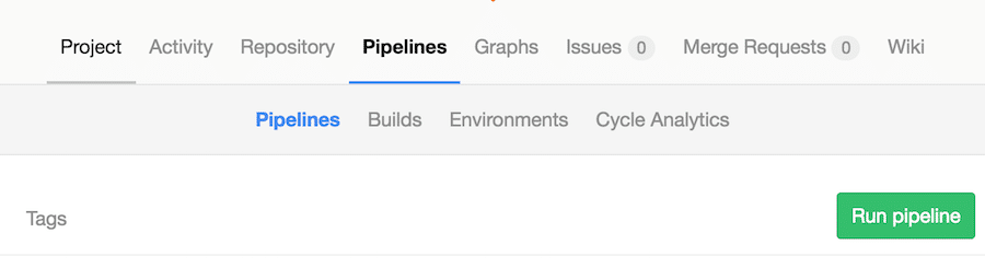Gitlab pipeline