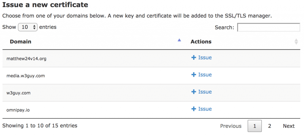 Issue LetsEncrypt certificate